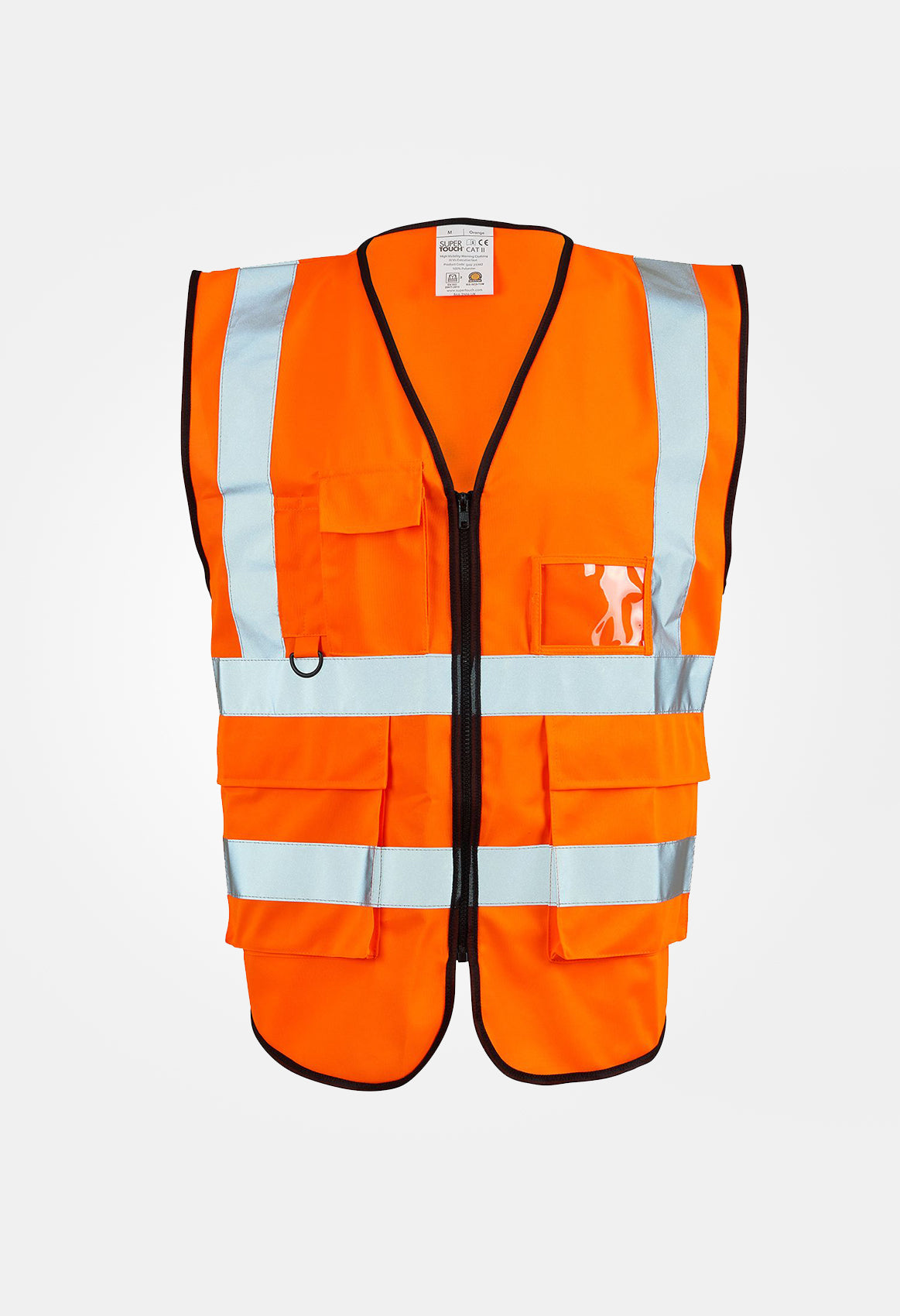 Hi Vis Executive Vests with Zip & Pockets