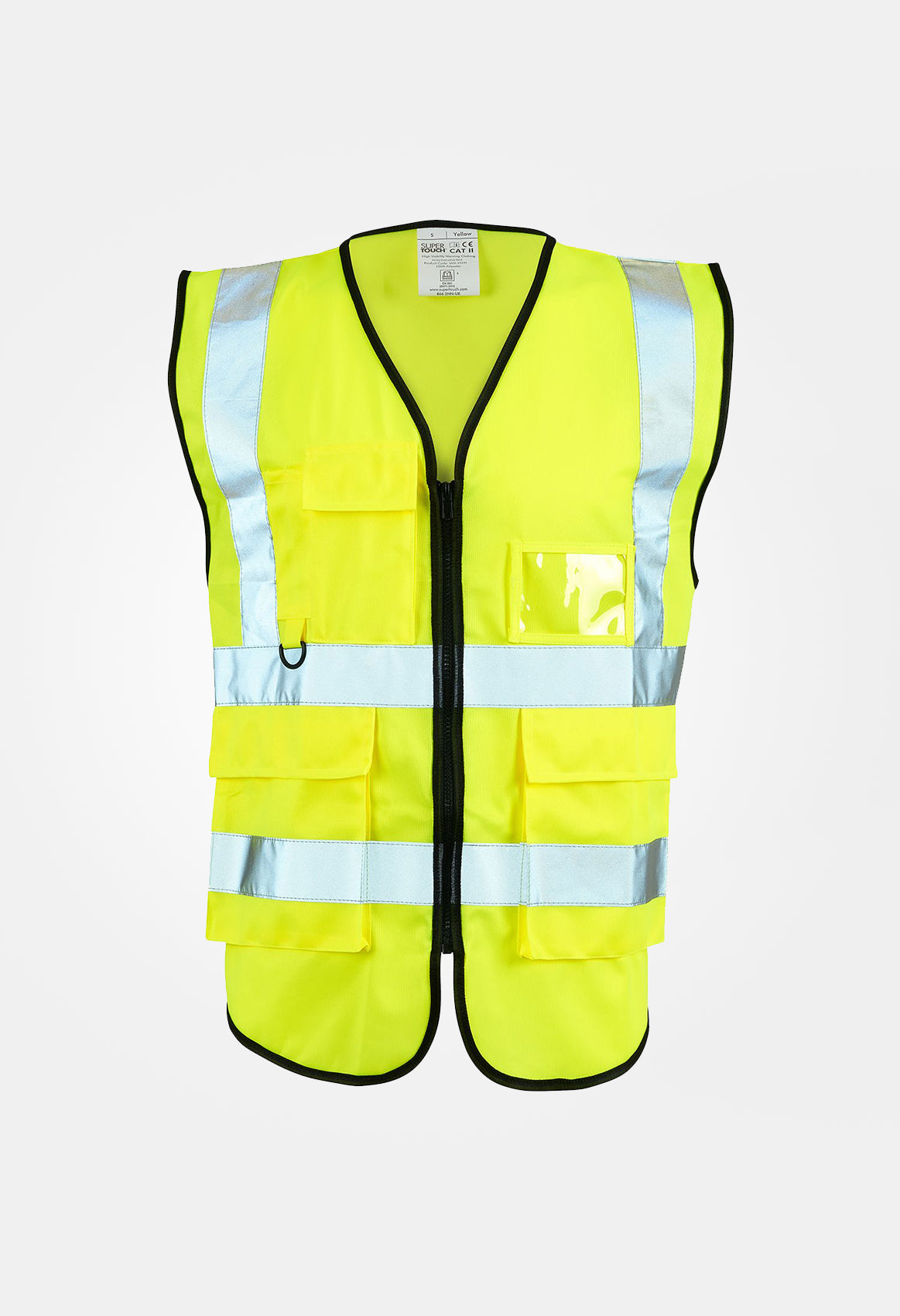 Hi Vis Executive Vests with Zip & Pockets